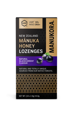 UMF™ 10+ Mānuka Honey (MGO 263+) Lozenge with Blackcurrant