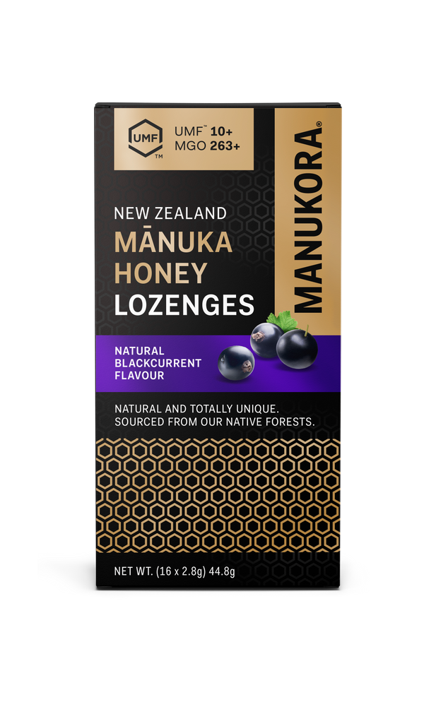 UMF™ 10+ Mānuka Honey (MGO 263+) Lozenge with Blackcurrant